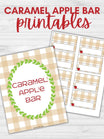 Caramel Apple Bar Kit- 5 Pages – So Festive!