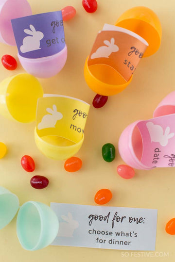 24 Easter Egg Hunt Coupons- Blank & Filled-In