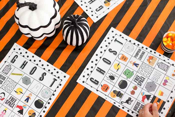 Halloween Bingo- 8 Cards & Calling Cards