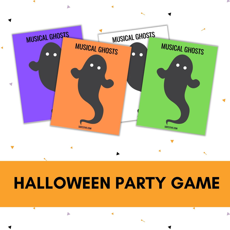 Musical Ghosts-Halloween Game Printables